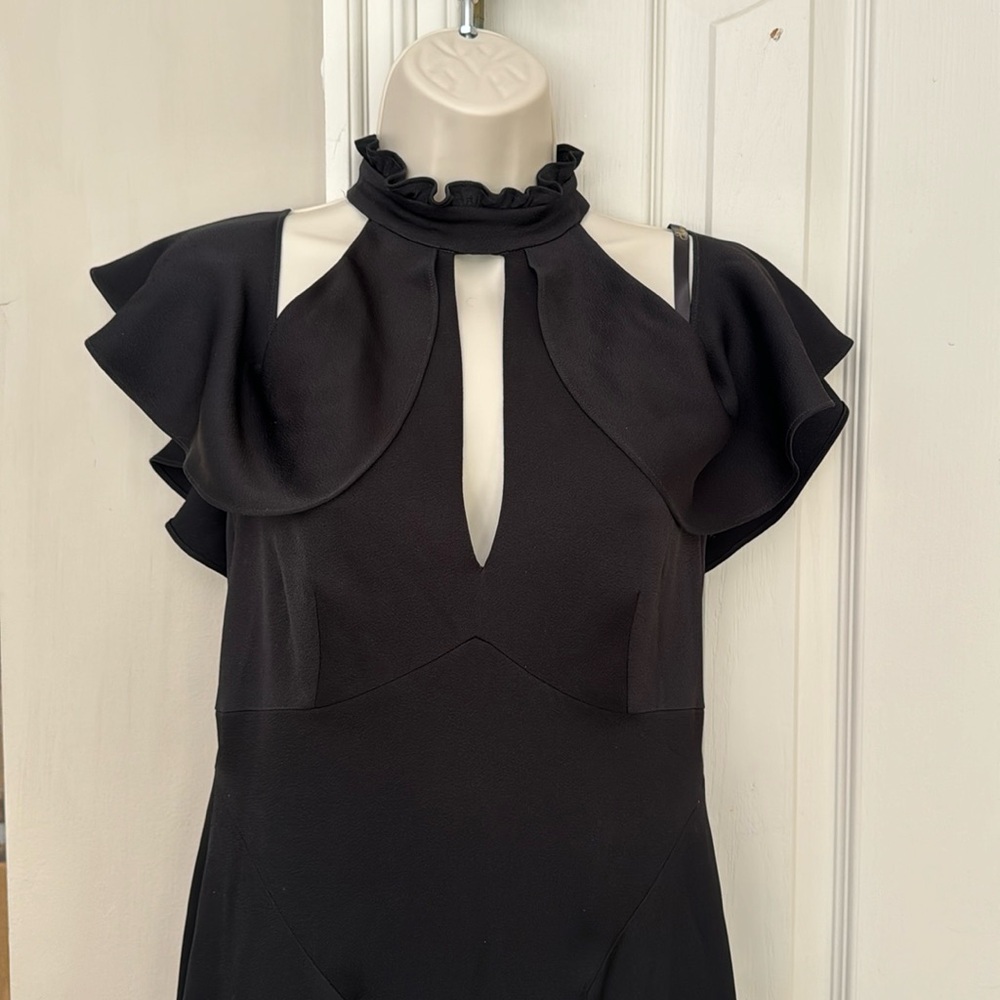 Shoshana Midnight Midi Dress Size 2 - Picture 2 of 4